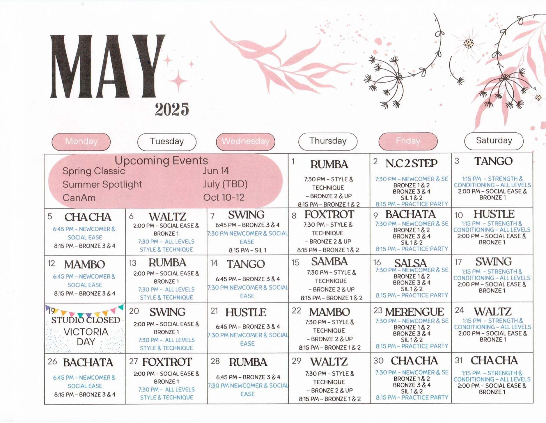May 2025 Calendar